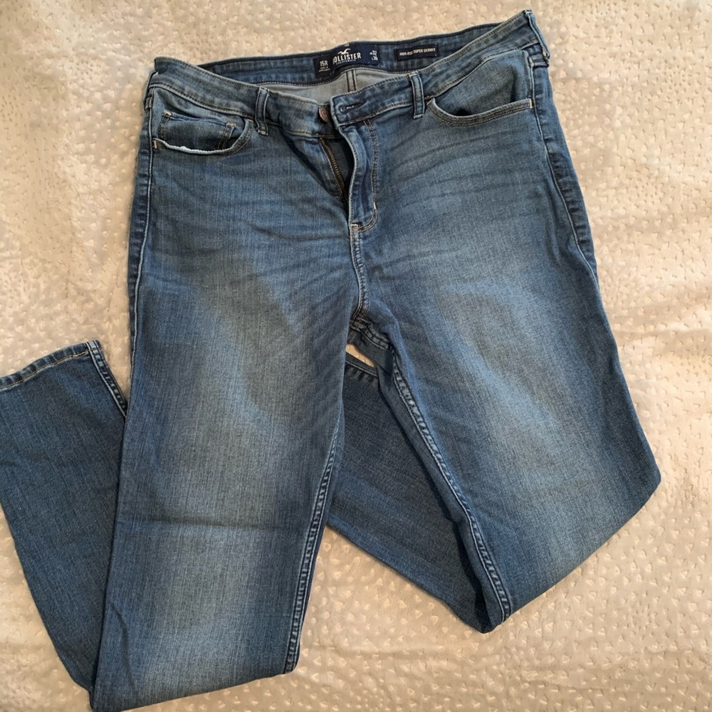 High rise super skinny jeans